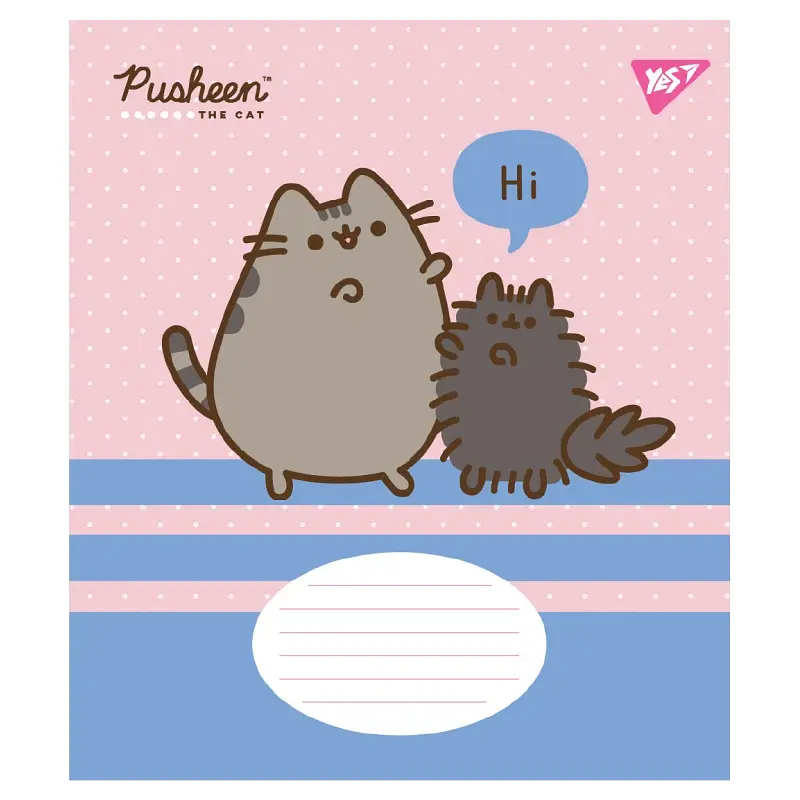 Зошит Yes Pusheen The Cat A5, 12 аркушів в лінію (767613) - фото 5