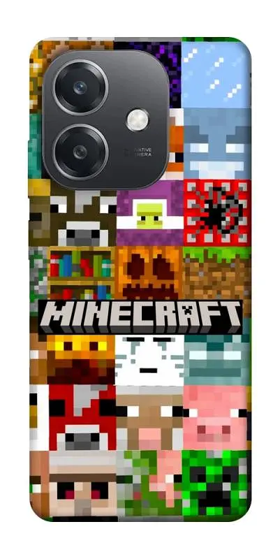 TPU чохол Demsky Minecraft collage для Oppo A3 4G