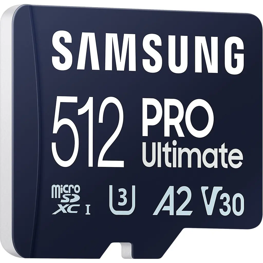 Карта пам'яті Samsung microSDXC 512GB Class 10 UHS-I U3 V30 A2 PRO Ultimate + SD Adapter [MB-MY512SA] [112858] - фото 5
