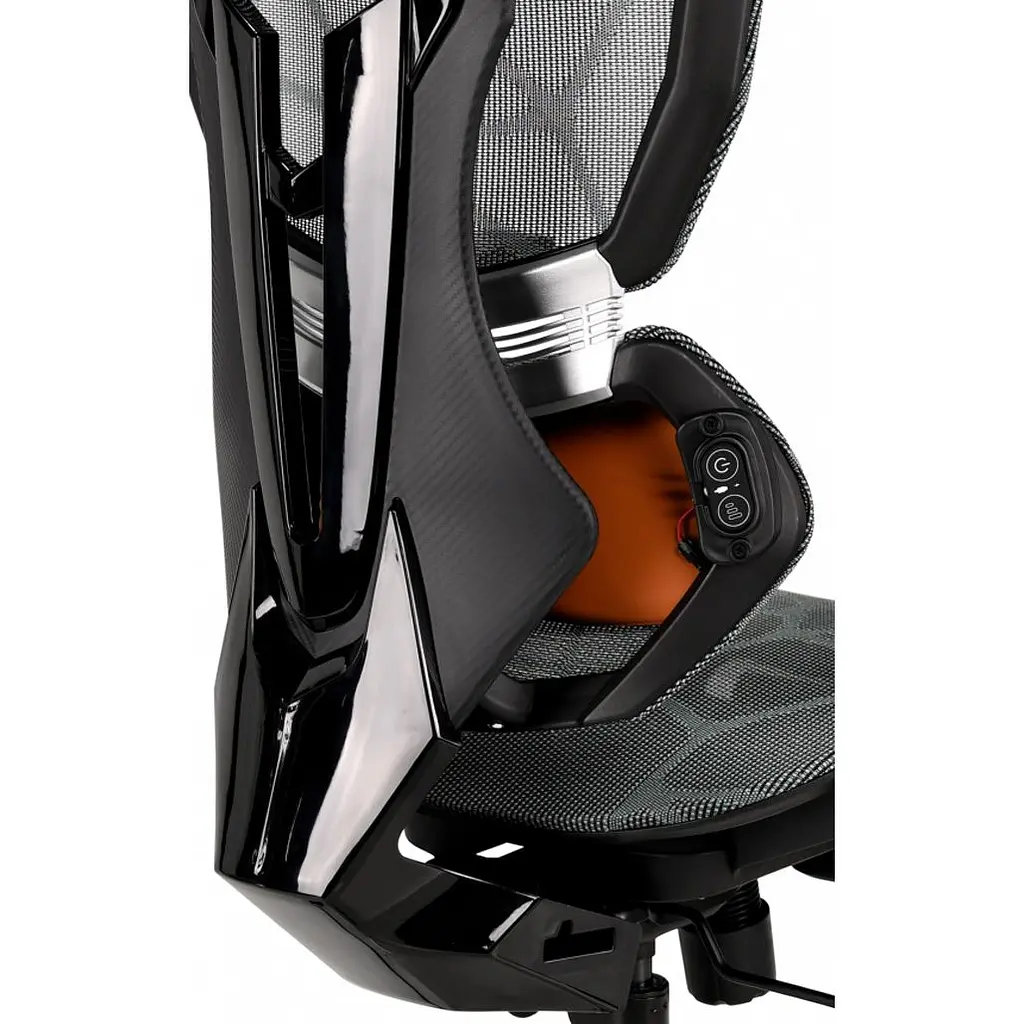 Геймерське крісло GT Racer X-7002 Massage Black/Black/Green [174672] - фото 7