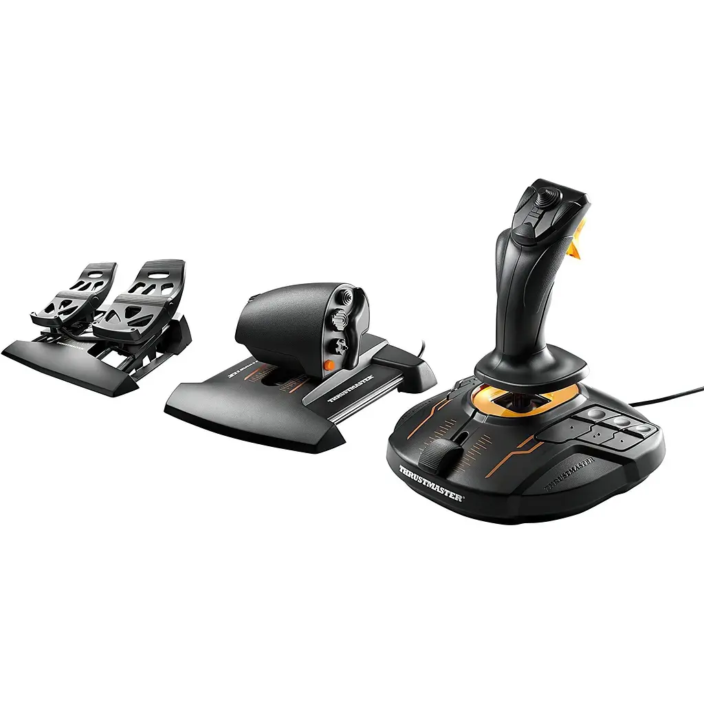 Джойстик із важелем керування двигуном та педалями Thrustmaster T.16000M FC Flight Pack (2960782) [148218]