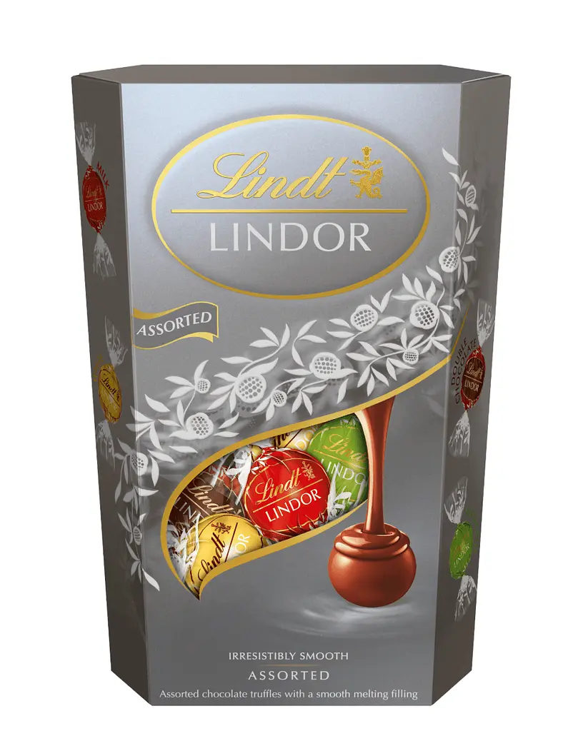 Шоколадные конфеты Lindt Lindor Chocolate Assorted Silver 200г