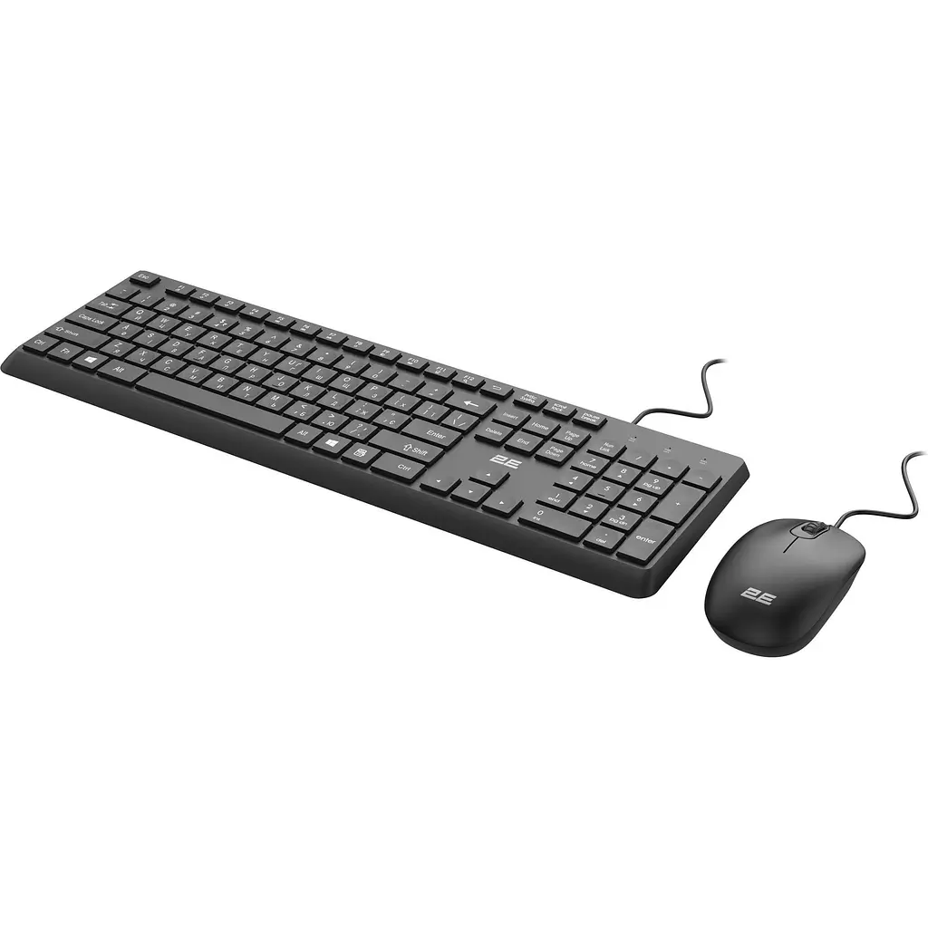 Комплект [клавіатура + миша] 2E MK405 USB UA Black [2E-MK405UBK_UA] [150975] - фото 4
