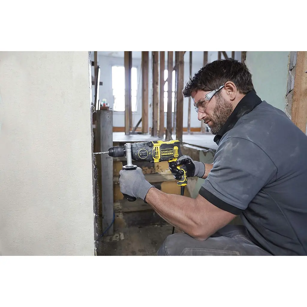 Дрель ударная Stanley Fatmax сетевая 850 Вт (FMEH850K-QS) - фото 7