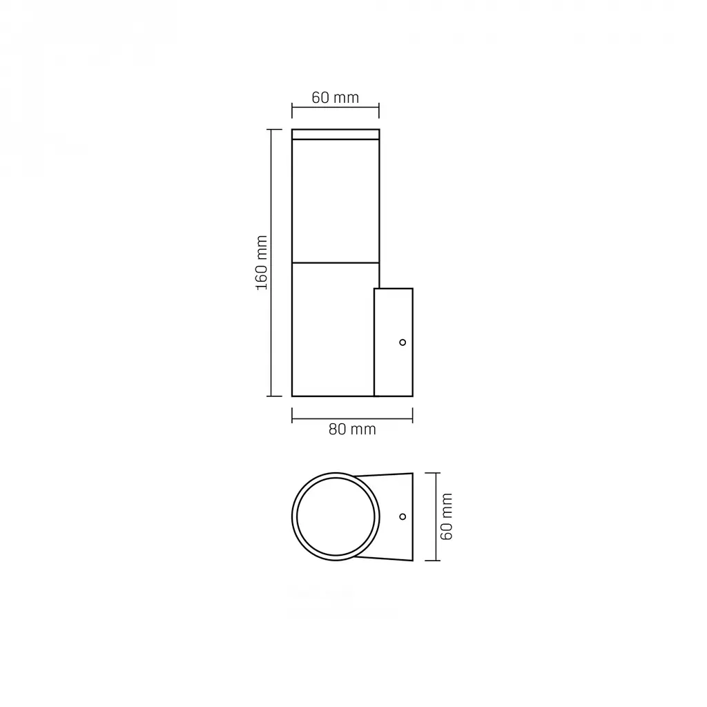 Led светильник Videx AR091B IP54 GU10 архитектурный черный (VL-AR091B) - фото 5