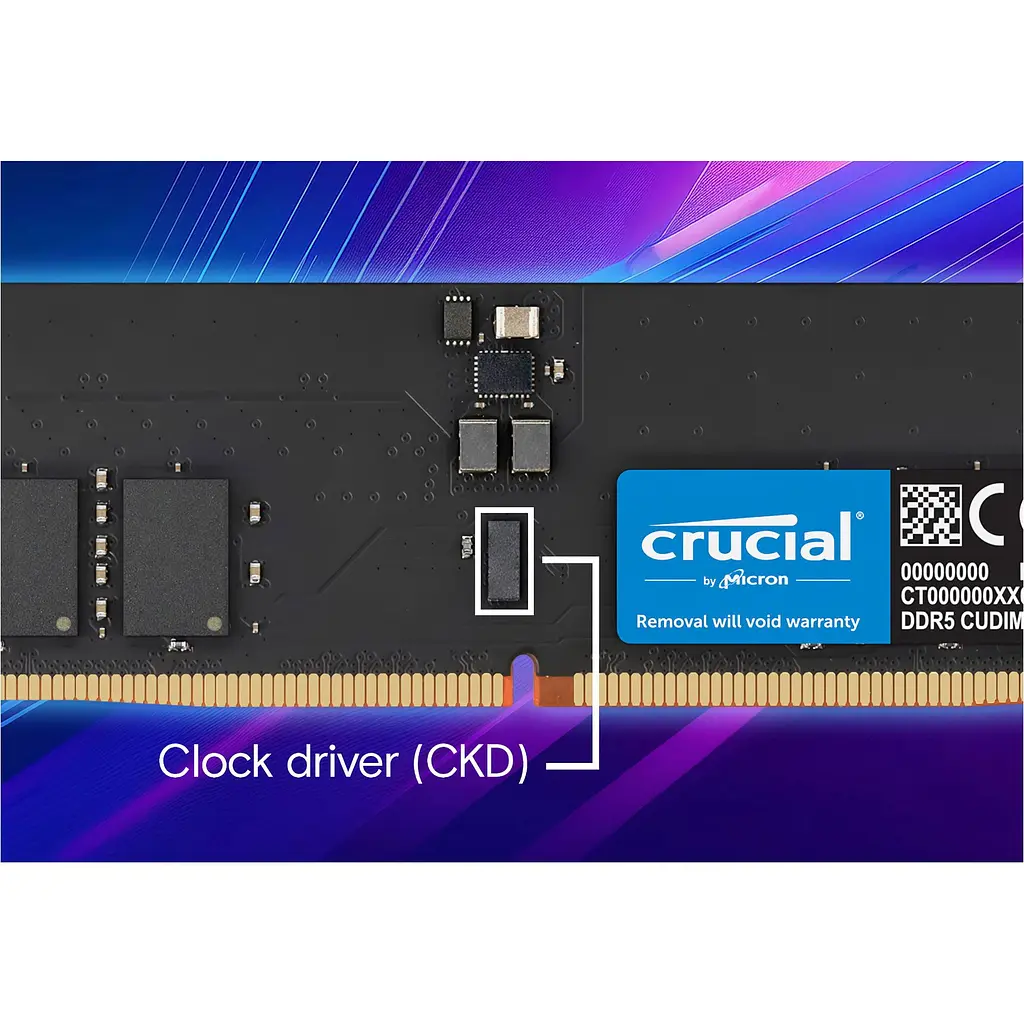 Модуль пам'яті DDR5 Crucial 16GB 6400MHz (CT16G64C52CU5) [147396] - фото 4