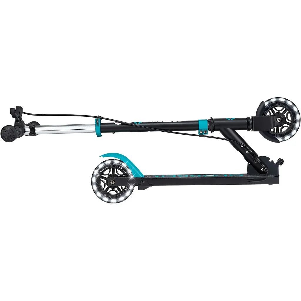 Самокат Globber Flow Element Junior Lights 50 кг чорно-бірюзовий (729-105) - фото 6