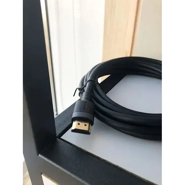 Кабель Baseus High Definition Series HDMI to HDMI 4K 1m Black - фото 3