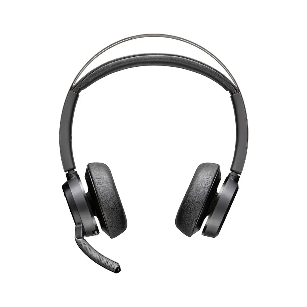 Навушники Poly Voyager Focus 2 MS Stereo USB-C + USB-C/A Adapter + Charging Stand Black (9T9J6AA) - фото 2