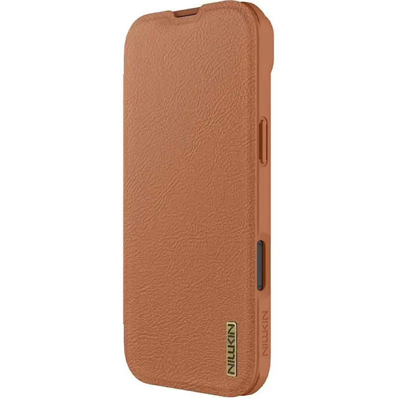 Шкіряний чохол-книжка Nillkin Qin Pro Camshield для Apple iPhone 17 Air 6.5" Brown - фото 2