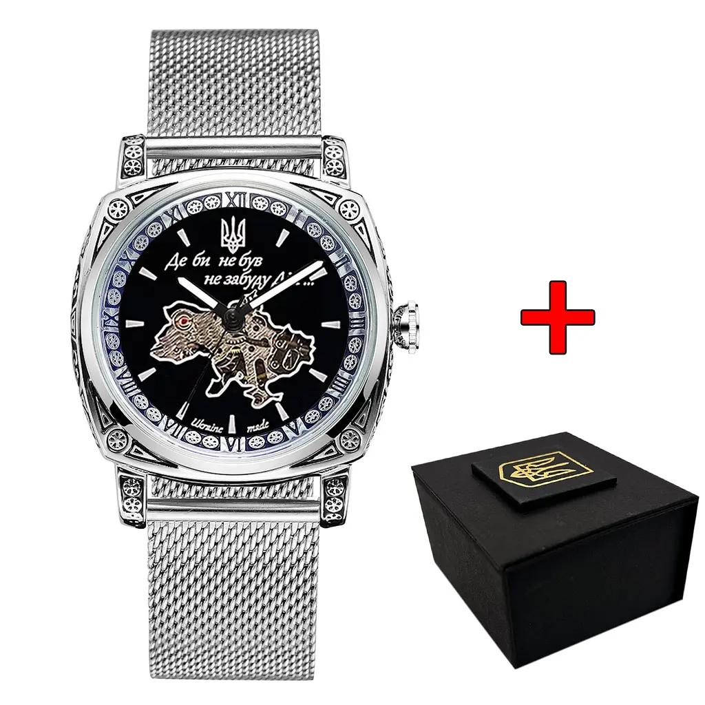 Чоловічий наручний годинник 021 Де б не був Silver Mesh Awarder acs0031975 - фото 2