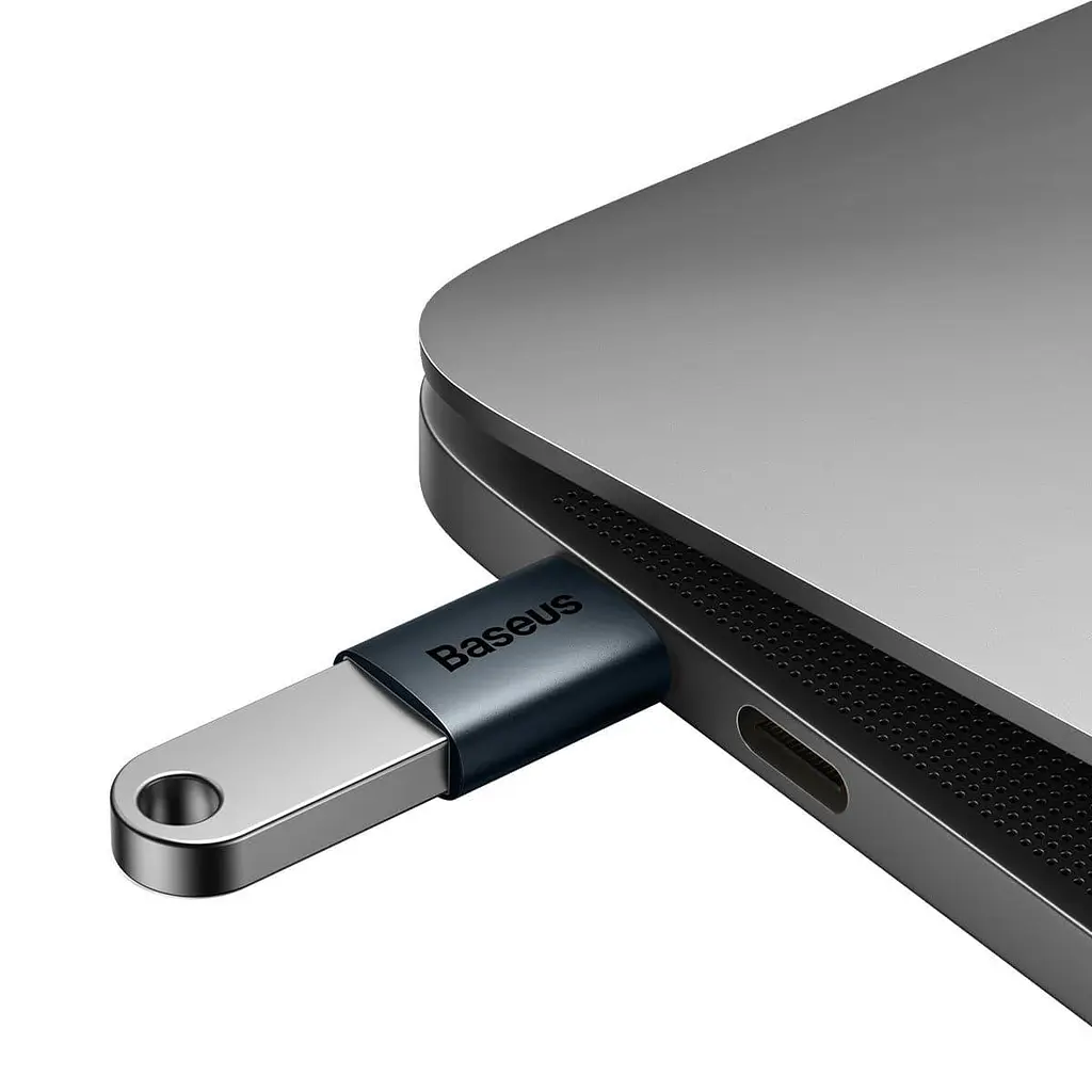Перехідник Baseus Ingenuity Series Mini OTG Adaptor Type-C to USB-A 3.1 Blue (ZJJQ000003) - фото 5
