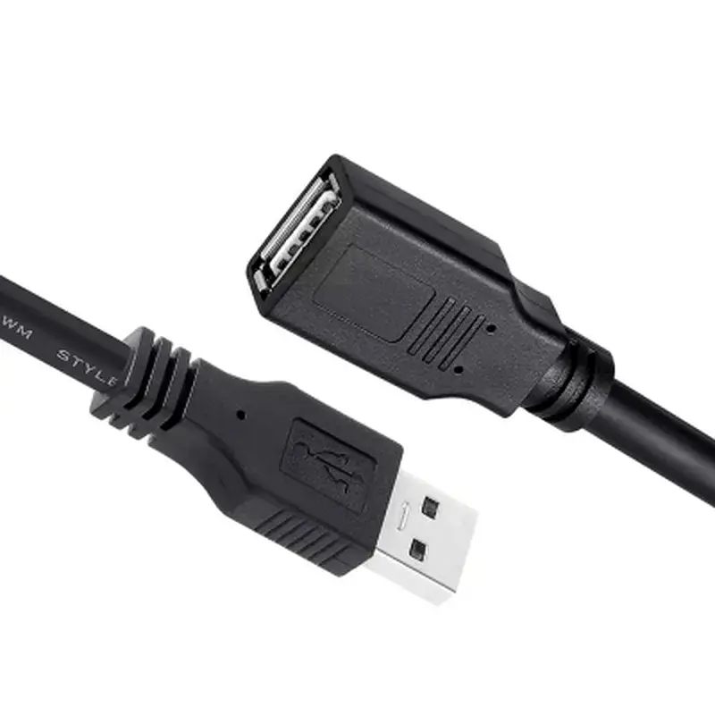 Дата кабель USB 2.0 AM/AF 1.8m black ColorWay (CW-CBUF076-BK)
