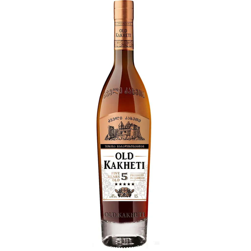 Упаковка бренди Old Kakheti 5 звезд 40% 6 л (0.5 л х 12 шт.) - фото 2