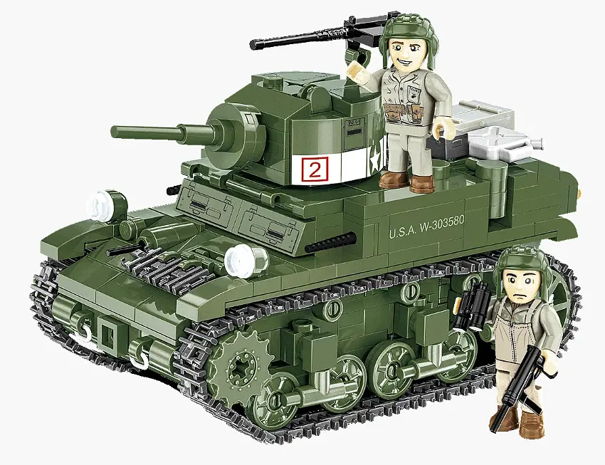 Конструктор детский танк M3 Stuart COBI 3129 - фото 2