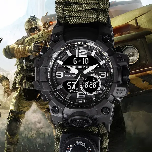 Годинник Hemsut Military с компасом - фото 13