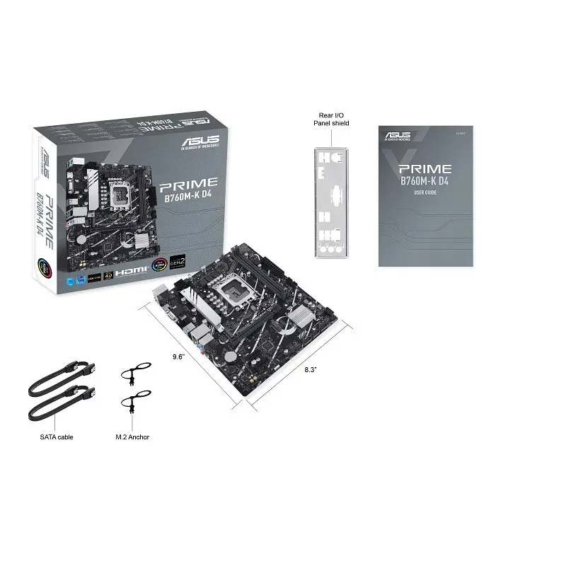 Материнська плата Asus Prime B760M-K D4 Socket 1700 - фото 6
