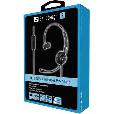 Наушники Sandberg USB Office Headset Pro Mono (126-14) - фото 2