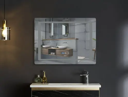 Дзеркало Mixxus Style MR03-80x60 (годинник, LED-підсвічування, антизапотівання) (MI6005) - фото 4