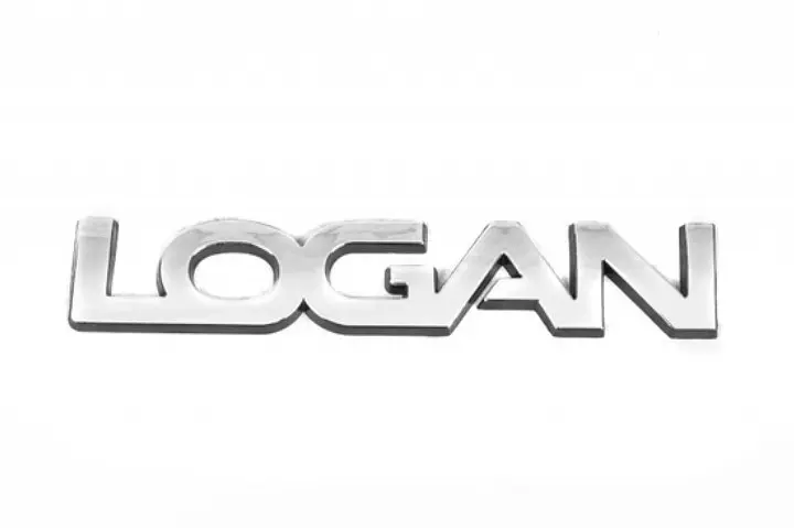 Емблема напис для Renault LOGAN на скотчі Хром 147х26 мм ПХ 172.63 - фото 2