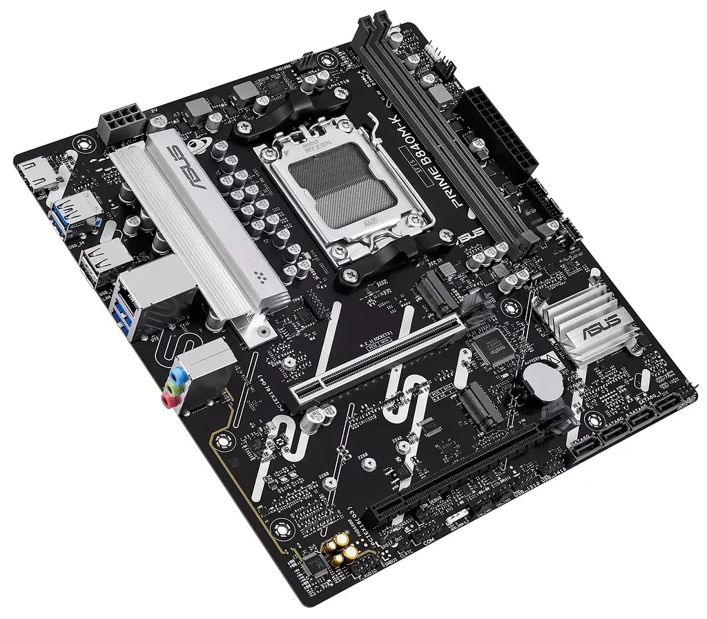 Материнська плата ASUS PRIME B840M-K (PRIME B840M-K) (Socket AM5, AMD B840, Micro-ATX) - фото 4