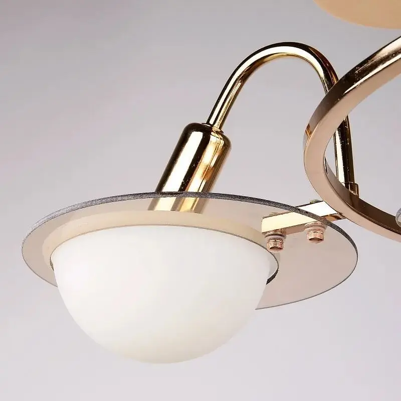 Люстра потолочная Brille для кухни E14 40W G (LK-342C/2) - фото 2