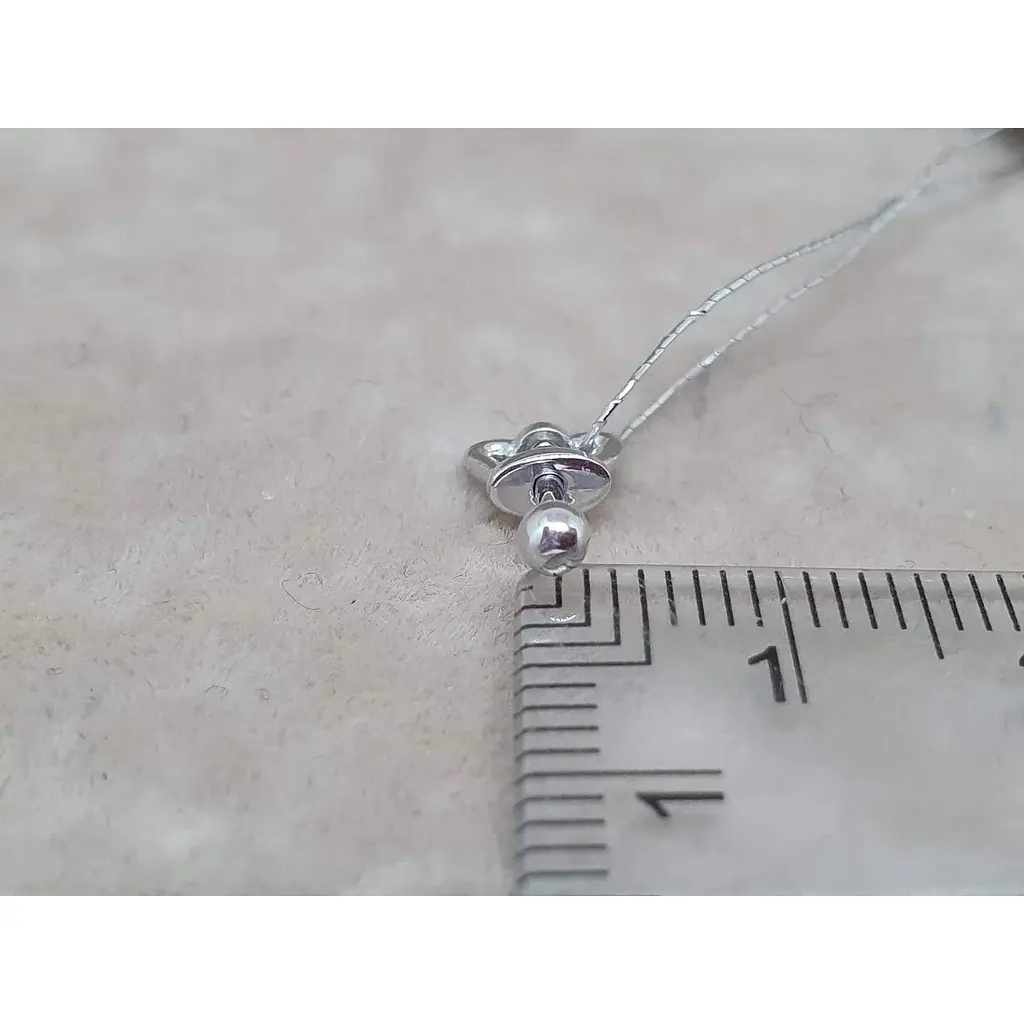 Золота моносережка-пуссета Платон Кулька. 3С193/00Б - фото 3