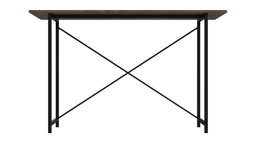 Стол письменный Line Лайт Ferrum-decor 750x1200x600 Черный металл ДСП Дуб Сонома Трюфель 16 мм (FRD-104861) - фото 5