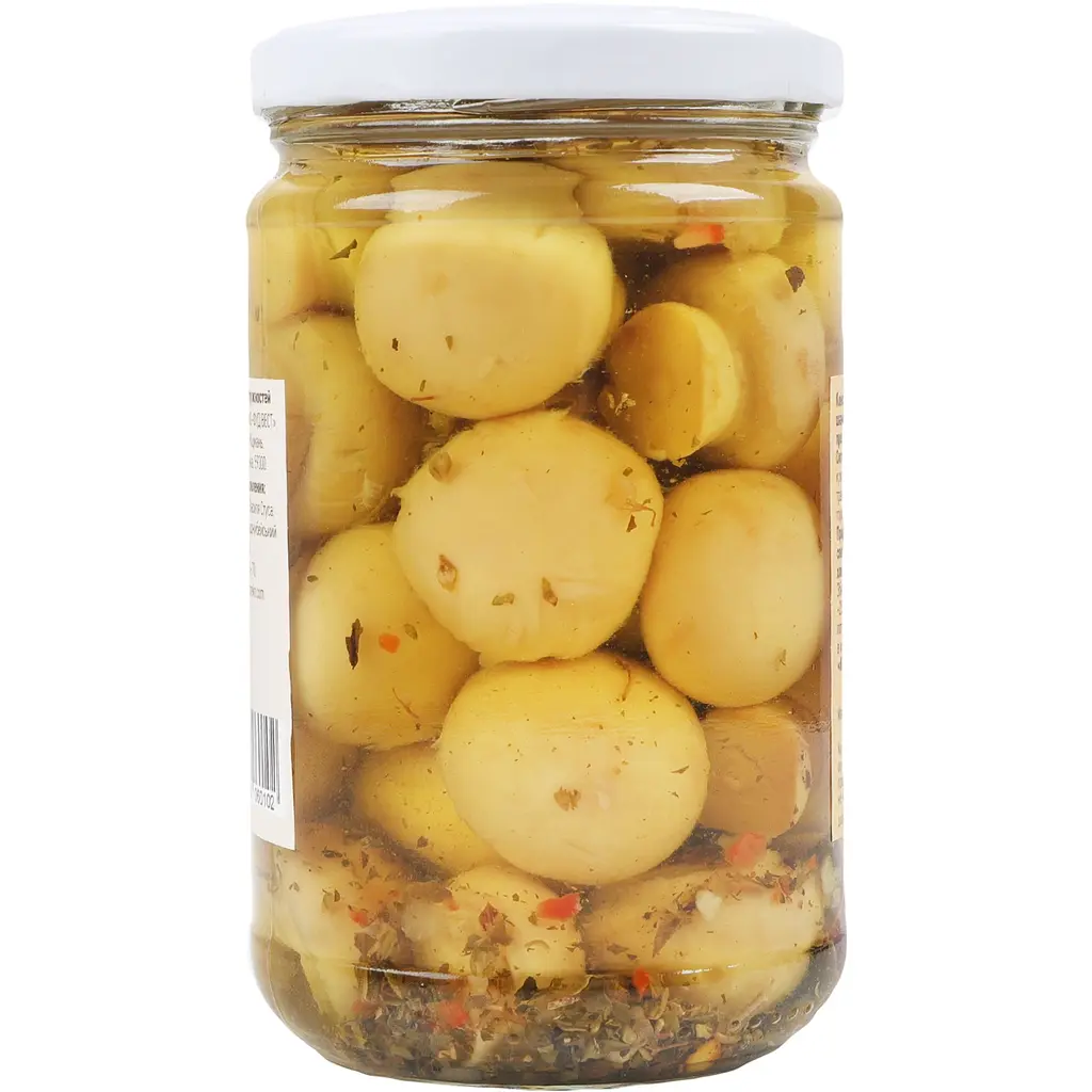 Гриби WellDar шампіньйони цілі відбірні з прованськими травами 300 г - фото 5