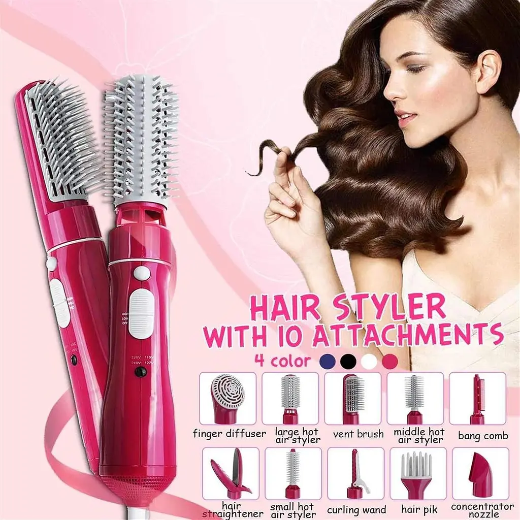 Професійний багатофункціональний стайлер для волосся Fullcome Hair Styler ST300 ∙ Фен-щітка 10 в 1 Fullcome Hair Styler ST300 - фото 5