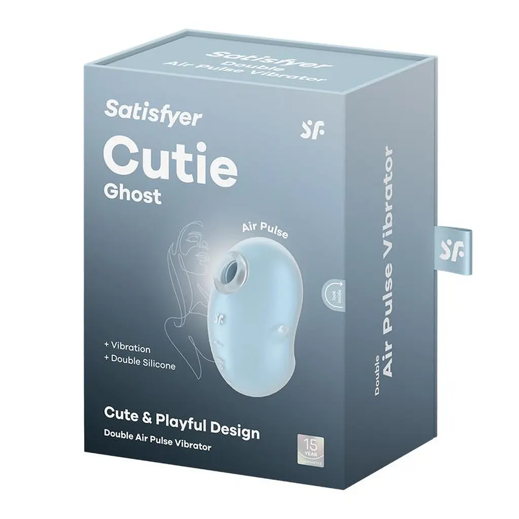Вакуумний стимулятор Satisfyer Cutie Ghost Blue - фото 3
