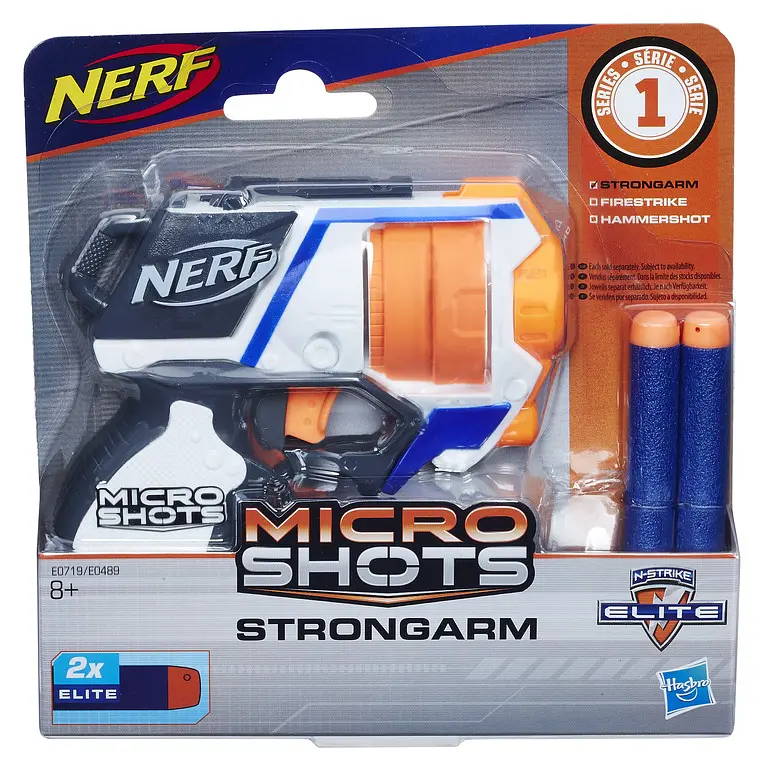 Бластер Hasbro Nerf Мікрошот Strongarm SE1 (E0719) - фото 3