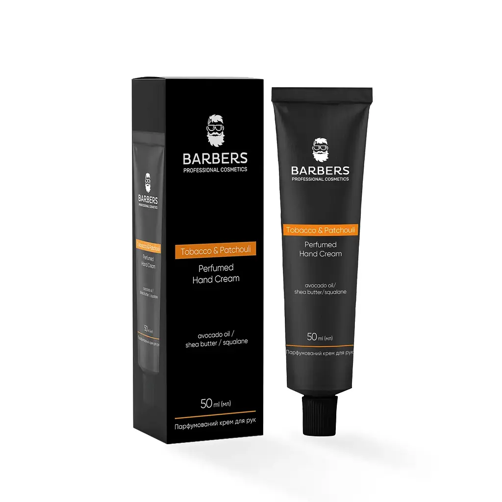 Парфюмированный крем для рук Tobacco & Patchouli Barbers 50 мл - фото 2