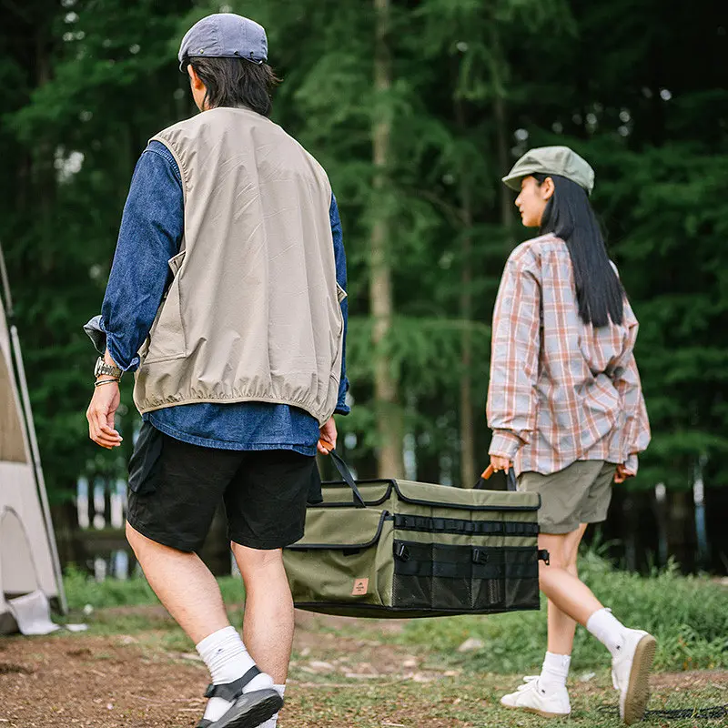 Складаний контейнер тканинний Naturehike NH21SNX04 60 л темно-зелений - фото 3