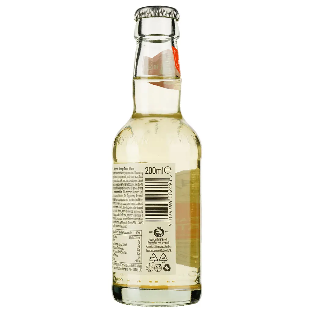 Напиток Fentimans Valencian Orange Tonic Water безалкогольный 200 мл (815406) - фото 2