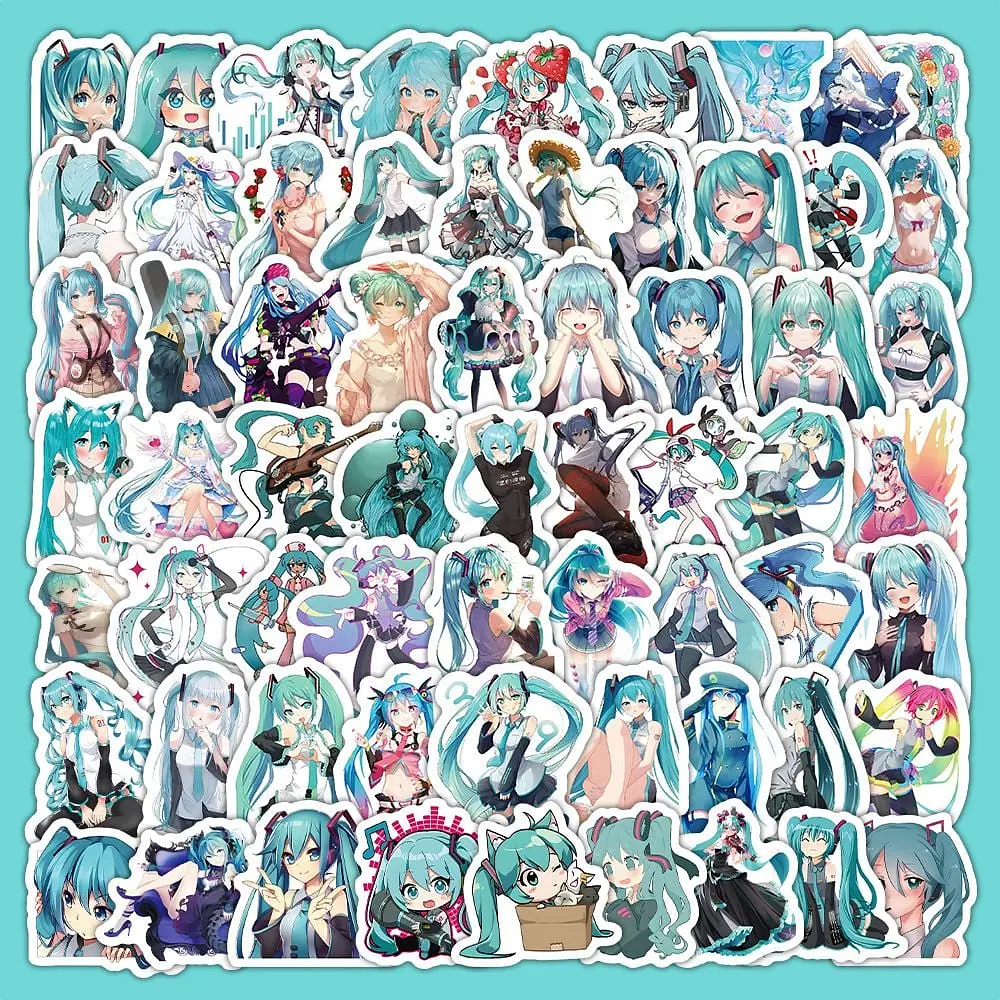 Стікерпак GeekLand Hatsune Miku 100 штук - фото 3