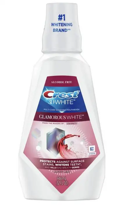 Відбілюючий ополіскувач для ротової порожнини CREST 3D WHITE GLAMOROUS WHITE 946 мл