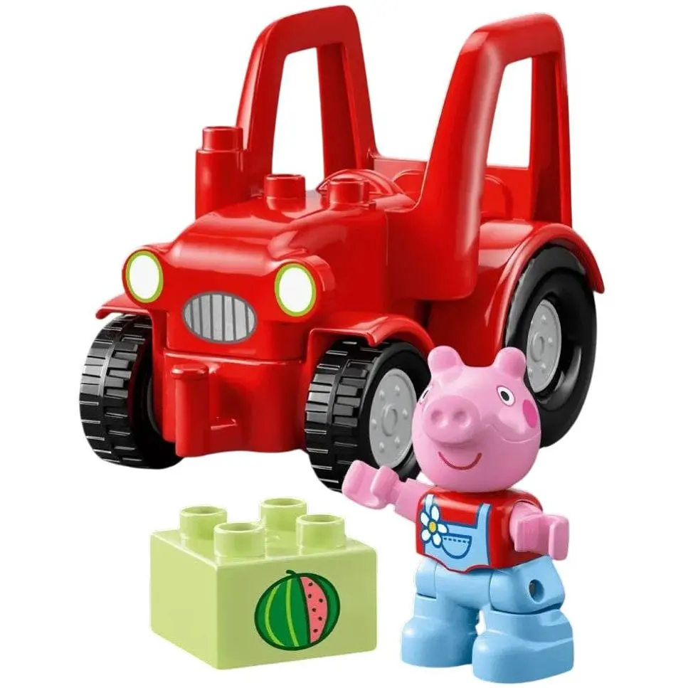 Конструктор LEGO DUPLO Peppa Pig Трактор и рынок 18 деталей (10468) - фото 3