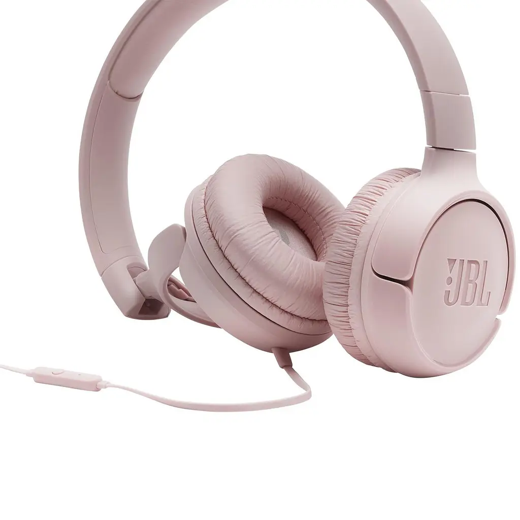 Навушники з мікрофоном JBL T500 Pink - фото 3