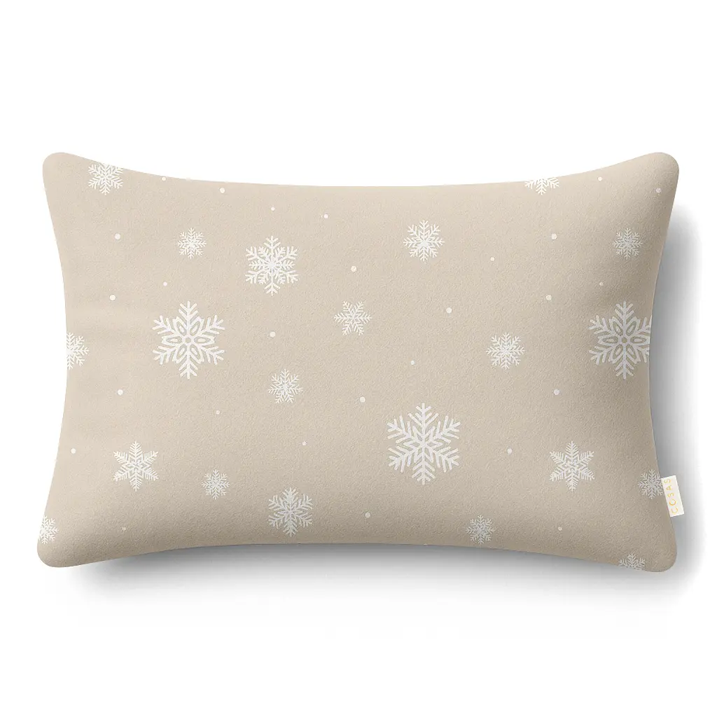 Дитяча постільна білизна фланель в ліжечко SNOWFLAKES LATTE COSAS (4822052476925) - фото 4