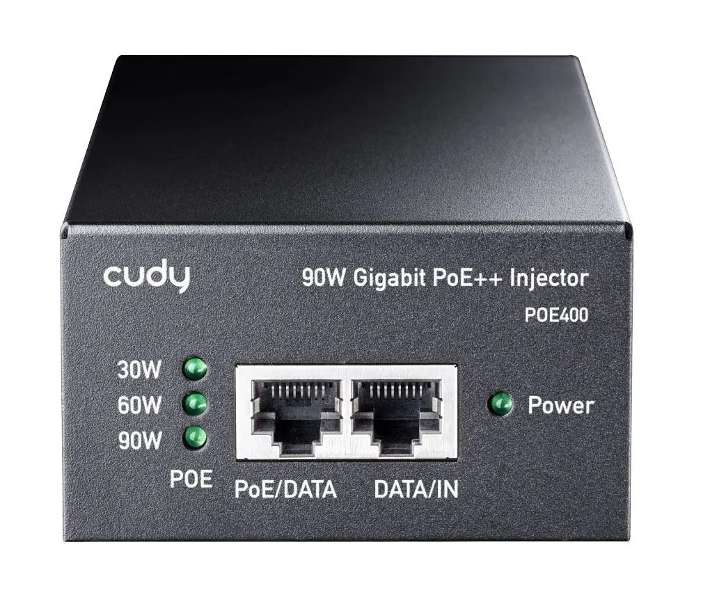 Адаптер PoE Cudy Iнжектор POE400 90W Gigabit PoE + /PoE Injector (POE400) - фото 5