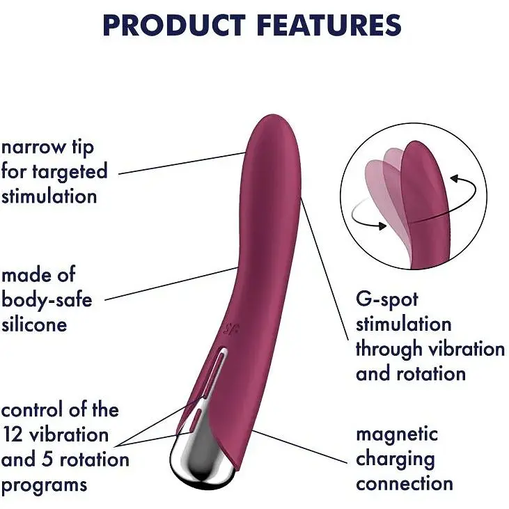 Вібратор Satisfyer Spinning Vibe 1 - фото 7