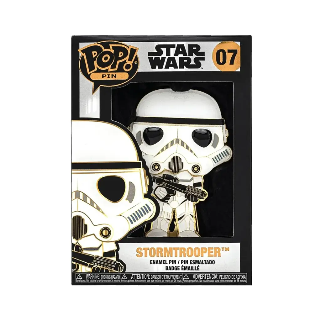 Пін Funko Зоряні війни Штурмовик зі зброєю емальована сталь 10 см