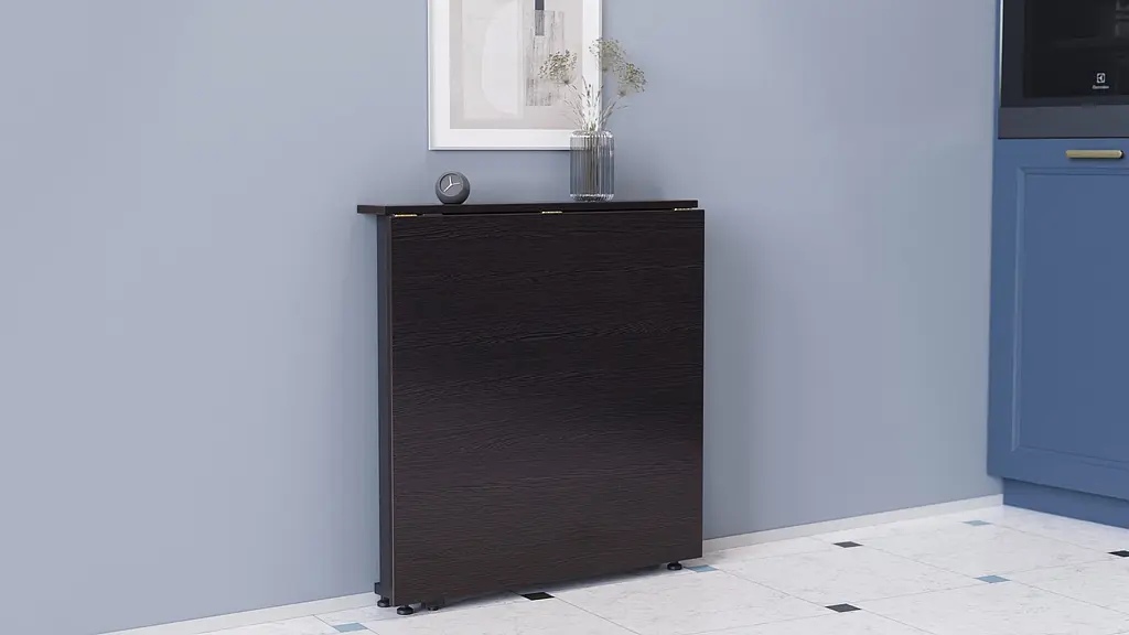 Стіл-книга трансформер Оріон 1 Ferrum-decor 750x810x730 Чорний метал ДСП Венге Магія 16 мм (FRD-105426) - фото 3