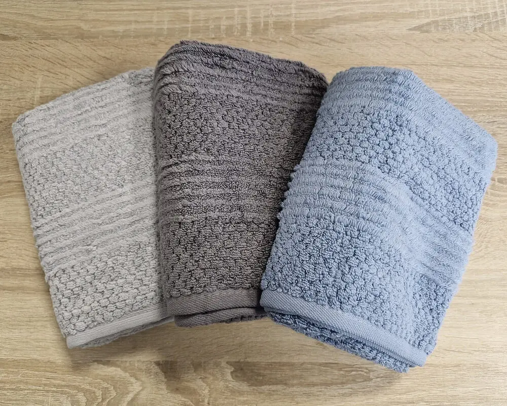 Набір турецьких махрових рушників Cestepe MicroCotton Premium 3 штуки 50x90 Nesha щільність 600 г/м2 - фото 4