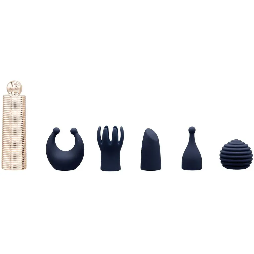 Вибромассажер Pillow Talk Secrets Desires 6-Piece Mini Massager Set Navy - фото 2
