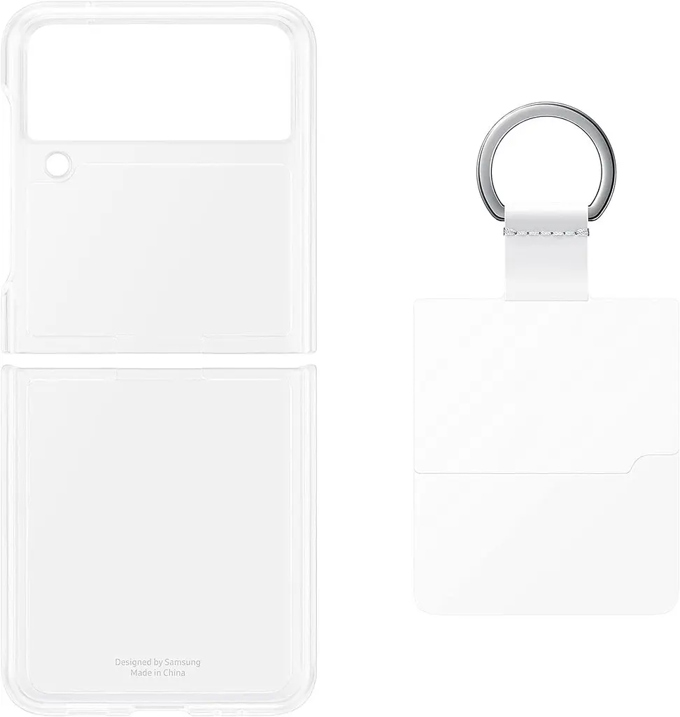 Чохол прозорий оригінальний Clear Cover with Ring EF-QF711CTEGRU для Samsung Galaxy Z Flip3 Crystal - фото 3