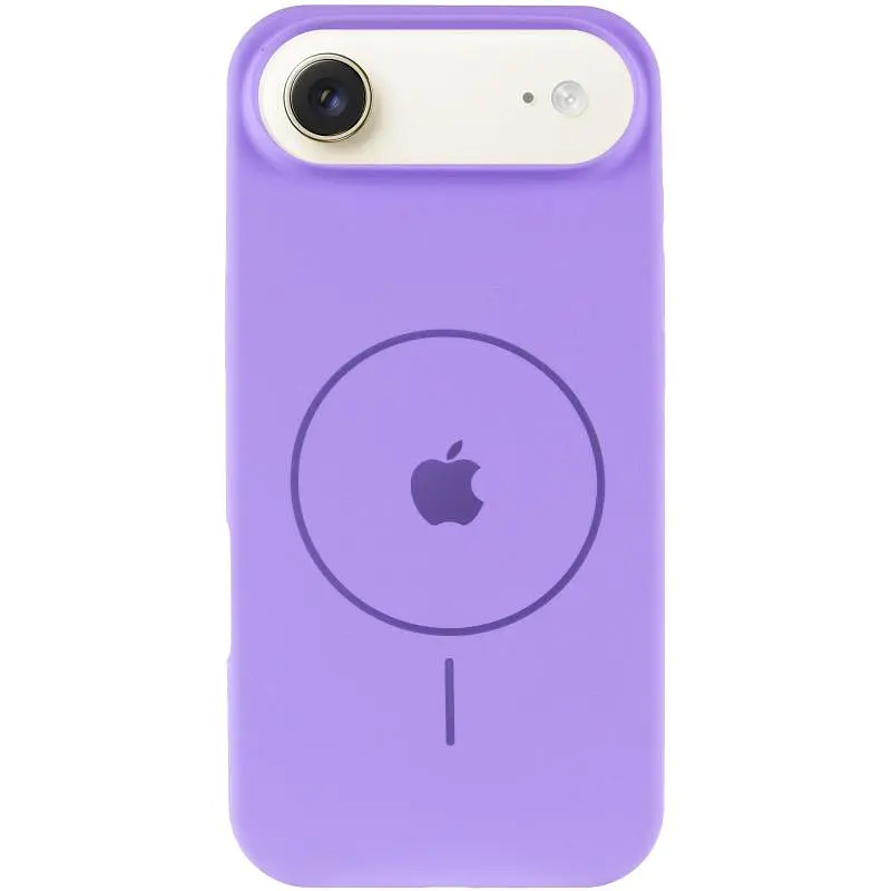 Чехол Epik Silicone Case Full Protective (AA) V2 with MagSafe для Apple iPhone 17 Air (6.5) Сиреневый / Dasheen - фото 2