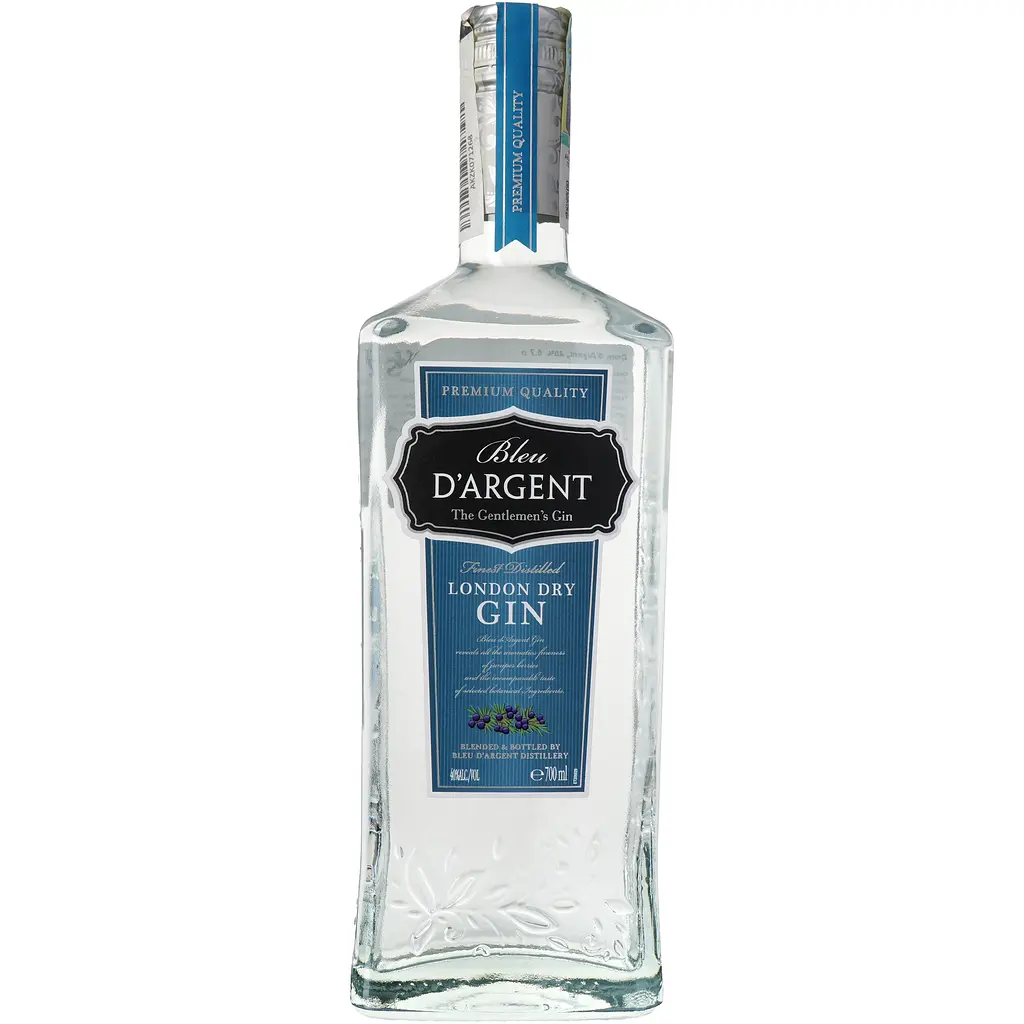 Джин D'Argent London Dry Gin 40% 0.7 л
