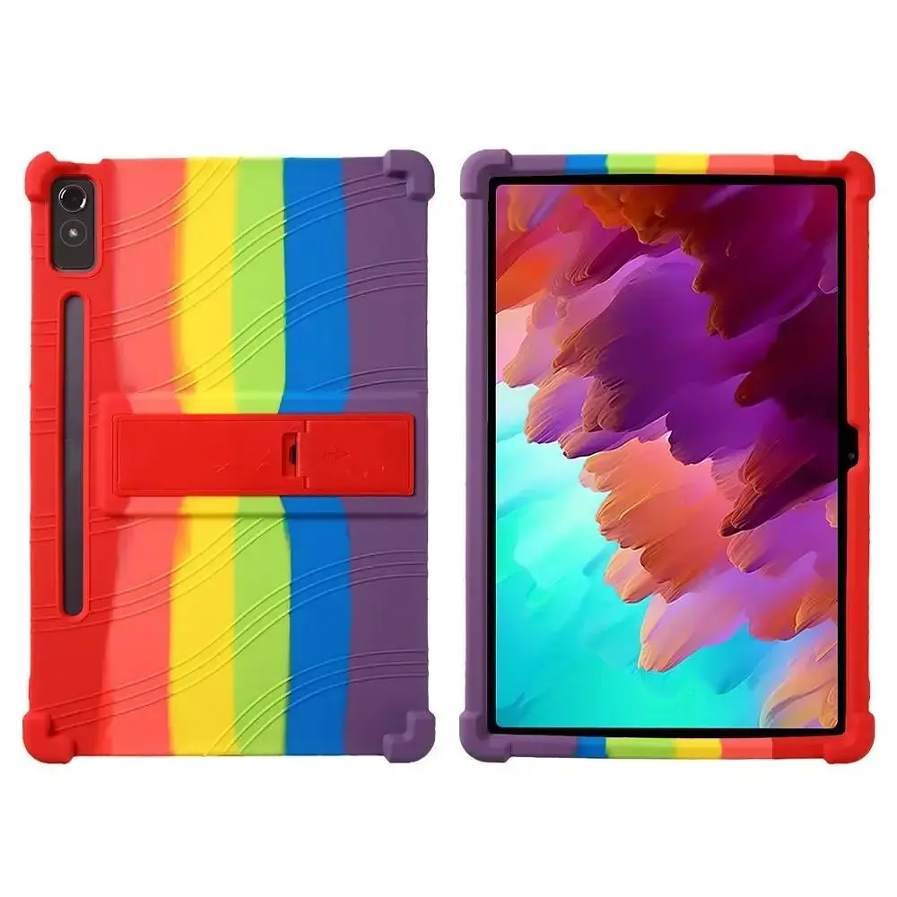Чохол SoftGel Kids дитячий Lenovo Tab P12 12.7 TB370FU TB370XU TB240FC Веселковий - фото 4